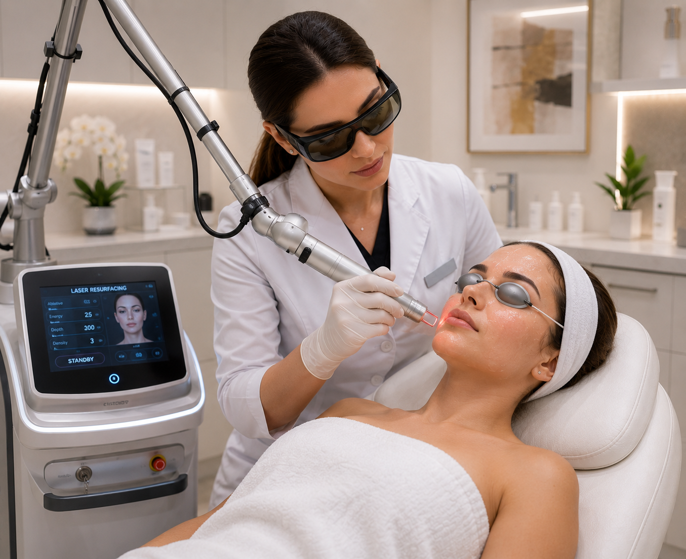 Laser hair removal treatment